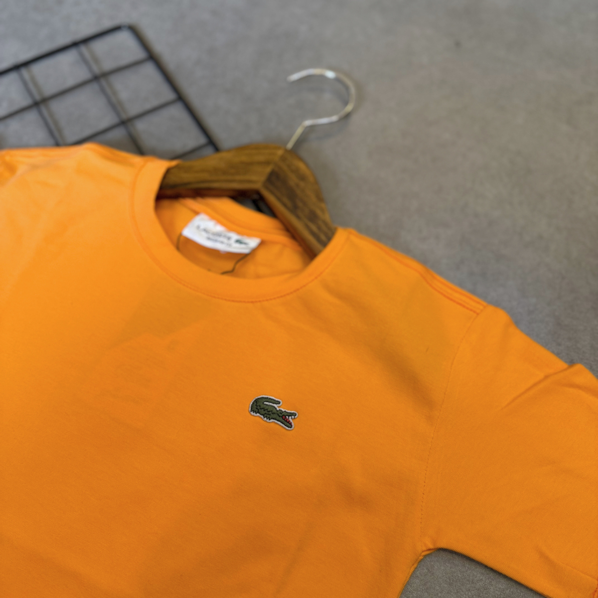 Camiseta Infantil Lacoste Algodão Pima Manga Curta