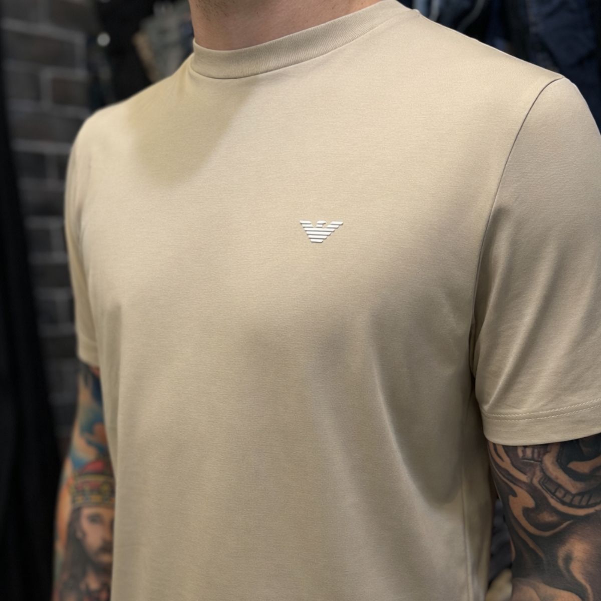 Camiseta Armani Logo Básica