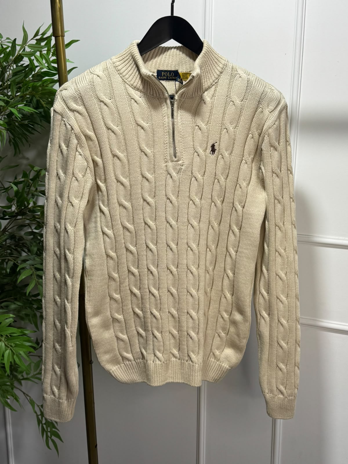Suéter Tricot Ralph Lauren Bege