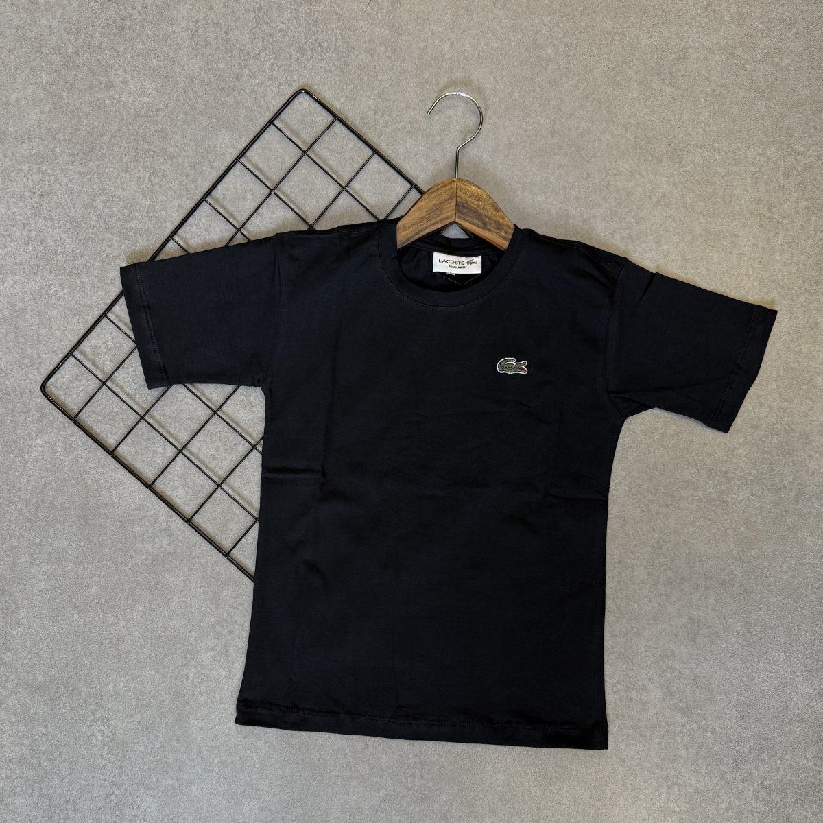 Camiseta Infantil Lacoste Algodão Pima Manga Curta