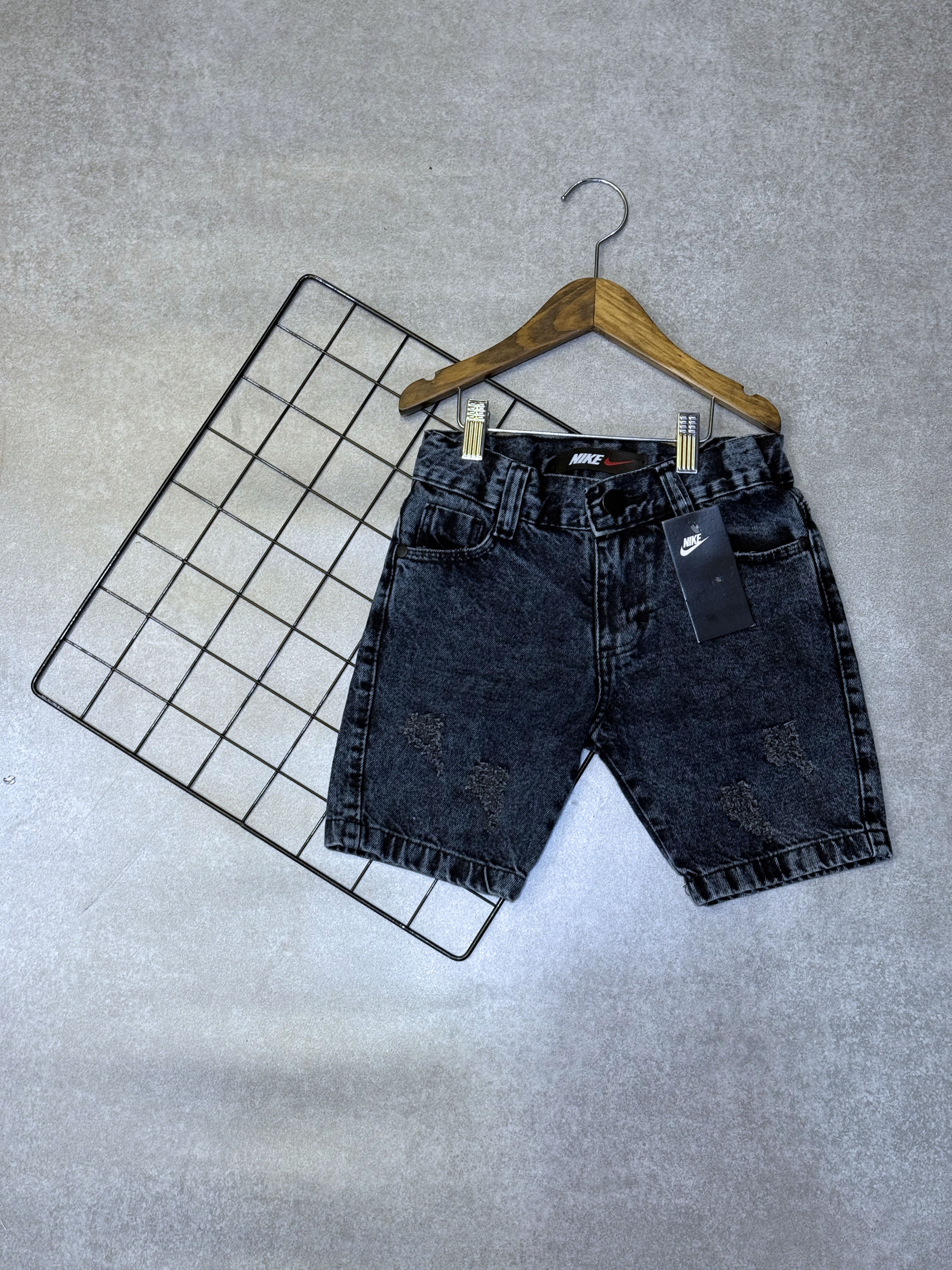 Bermuda Nike Infantil Jeans