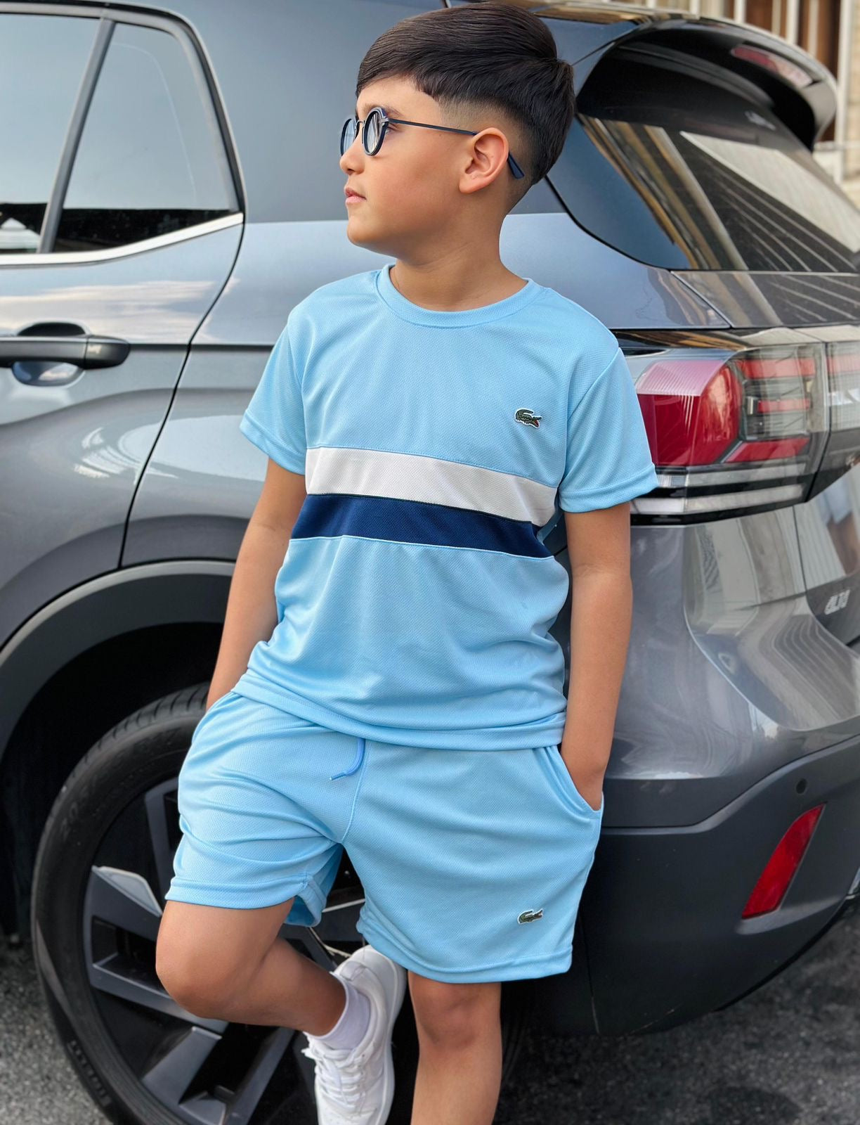 Conjunto Lacoste Dry-fit - Infantil