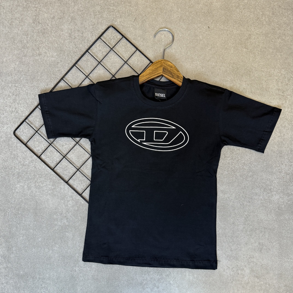 Camiseta Infantil Diesel Kids Manga Curta