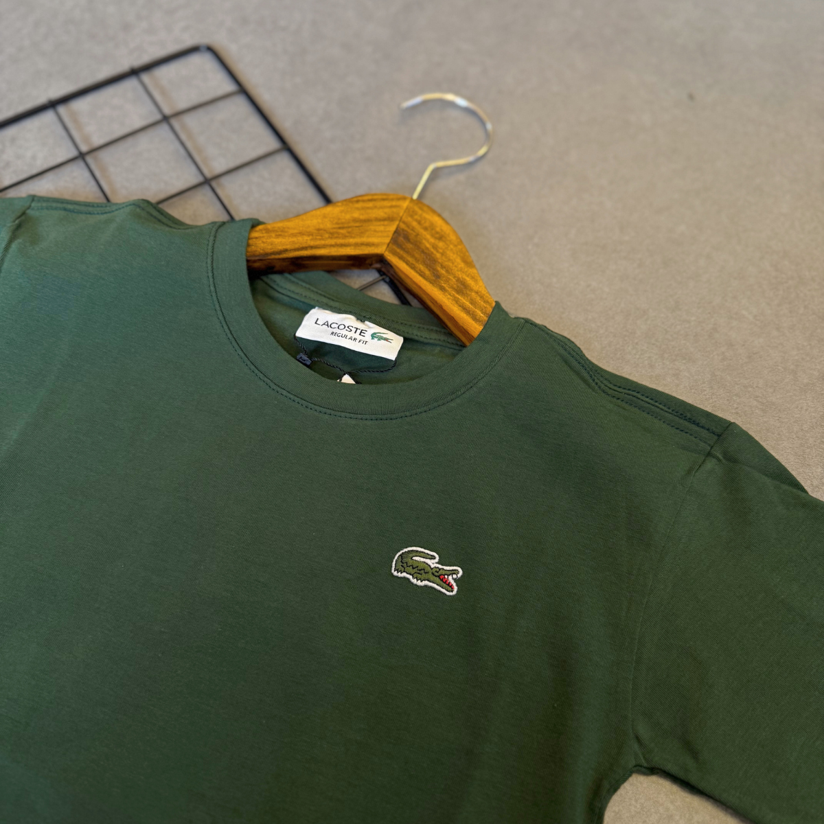 Camiseta Infantil Lacoste Algodão Pima Manga Curta