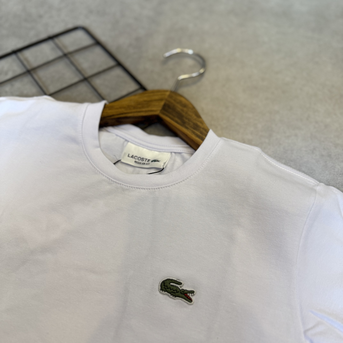 Camiseta Infantil Lacoste Algodão Pima Manga Curta