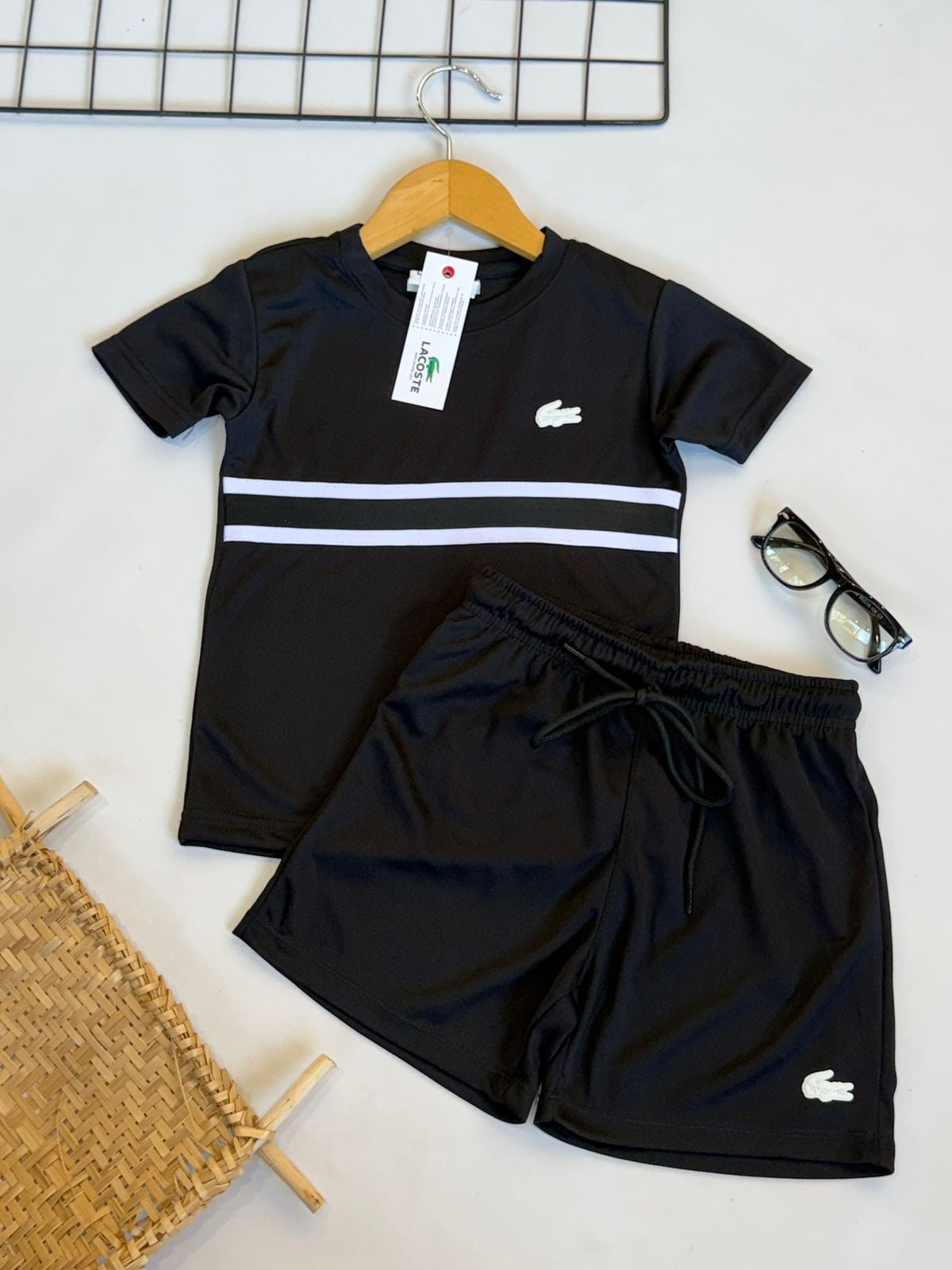 Conjunto Lacoste Dry-fit - Infantil
