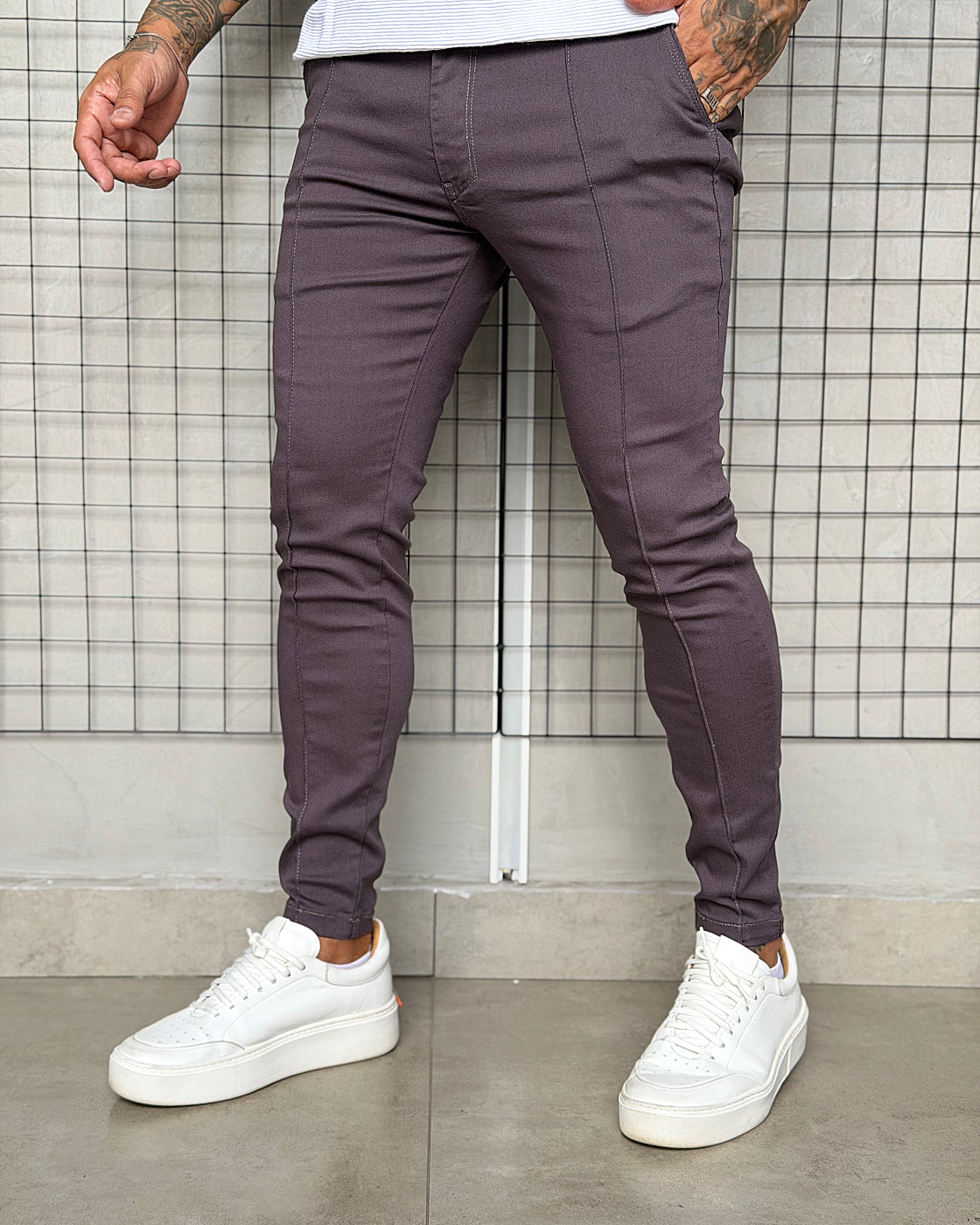 Calça Jay Jones Alfaiataria Italiana com regulador