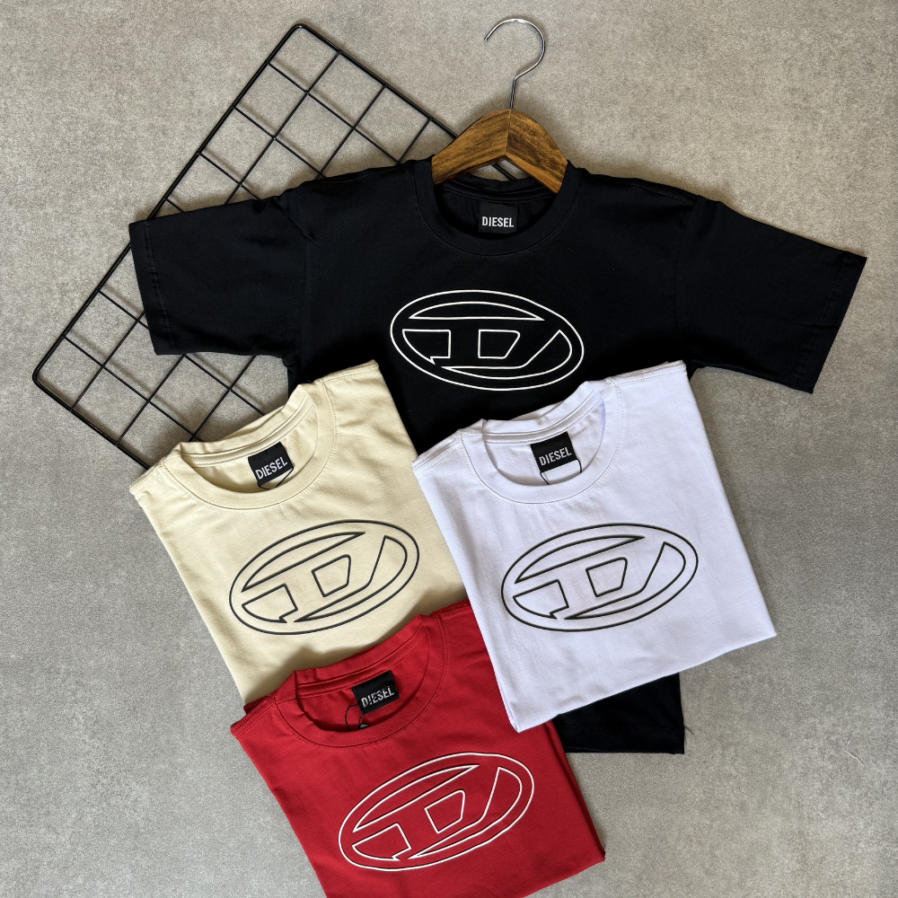 Camiseta Infantil Diesel Kids Manga Curta