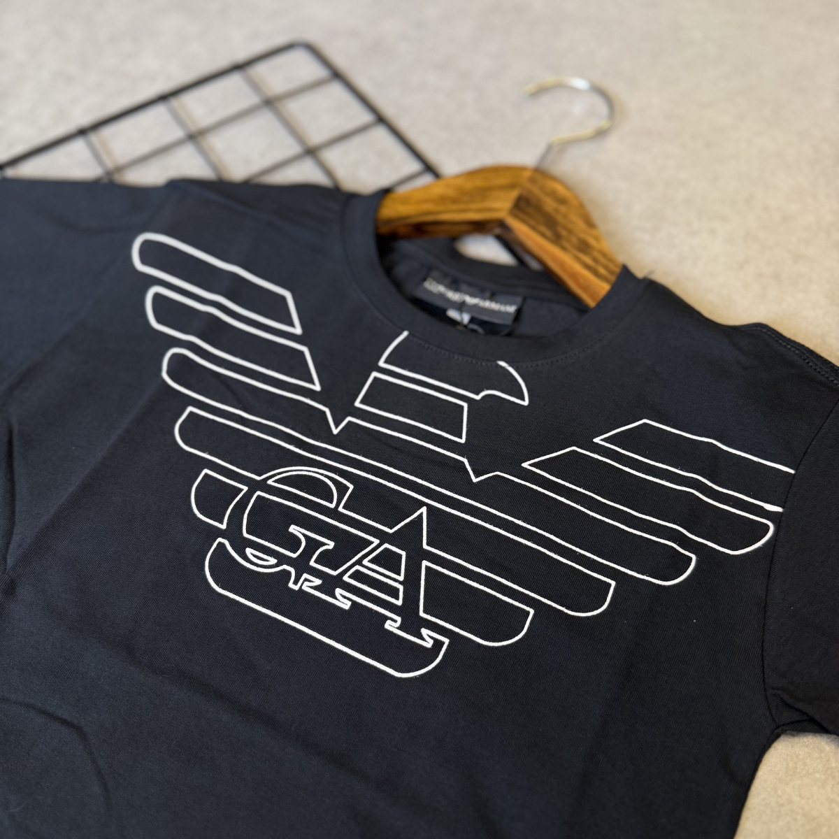 Camiseta Infantil Armani Manga Curta