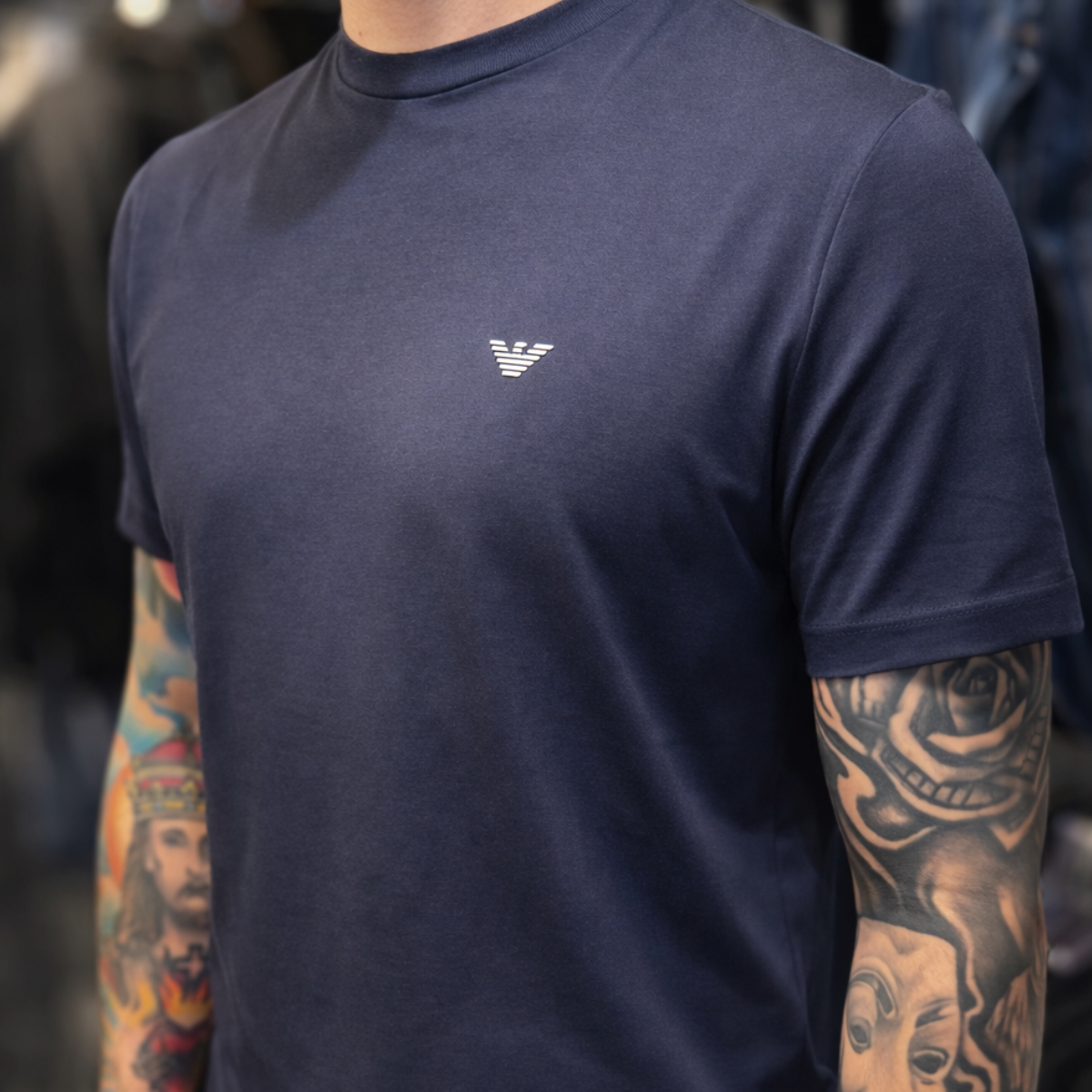 Camiseta Armani Logo Básica