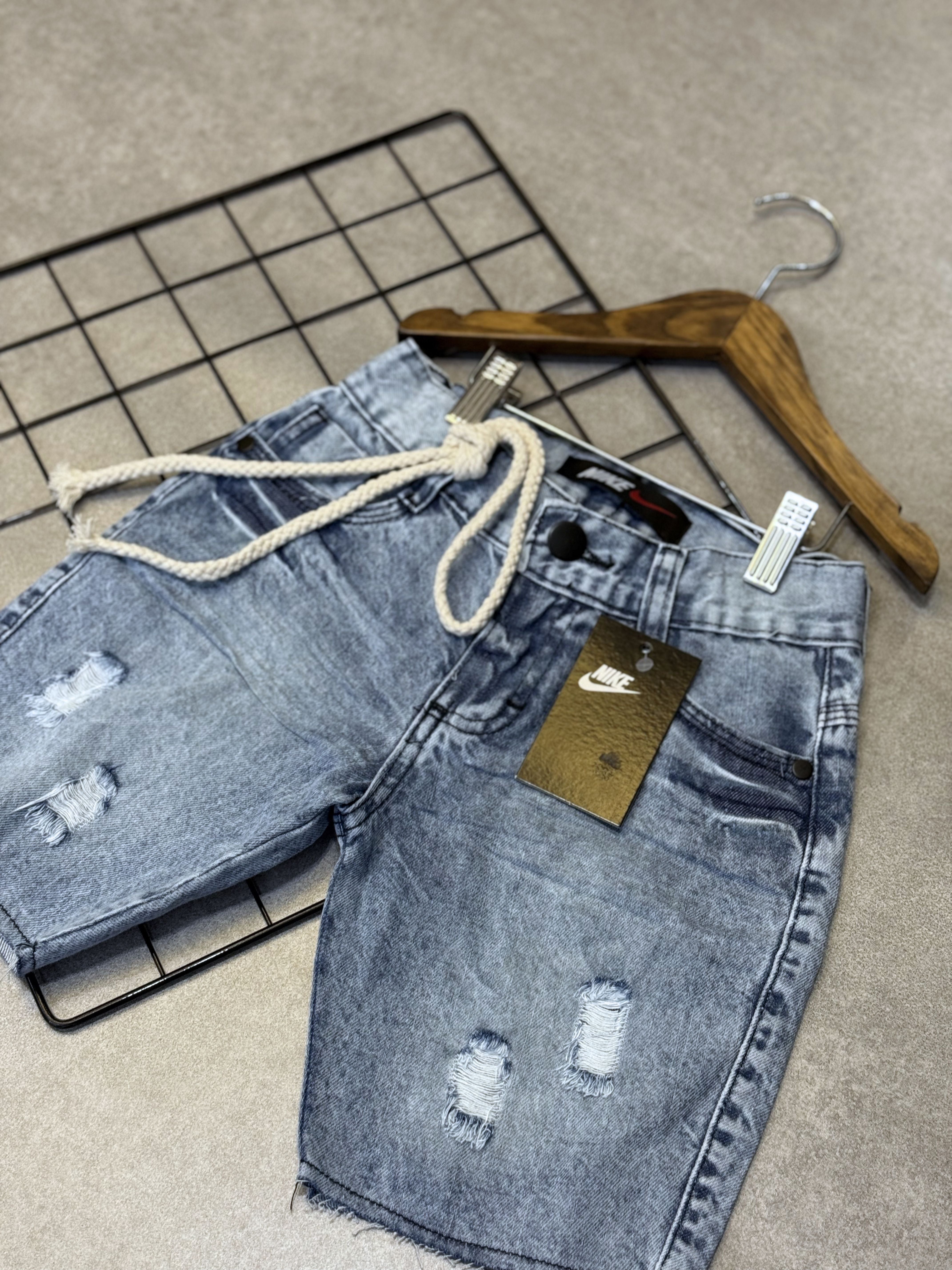Bermuda Nike Infantil Jeans