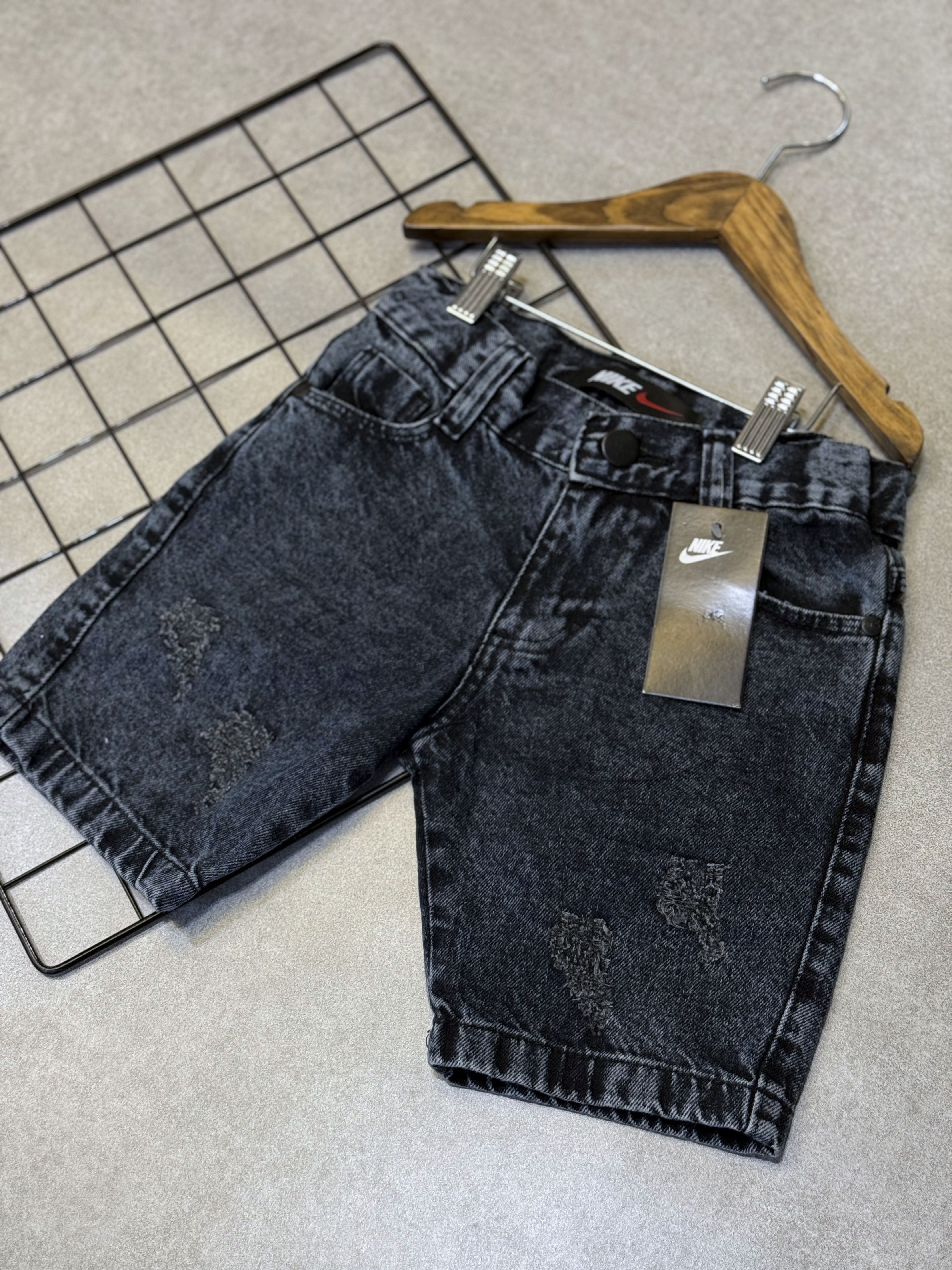Bermuda Nike Infantil Jeans