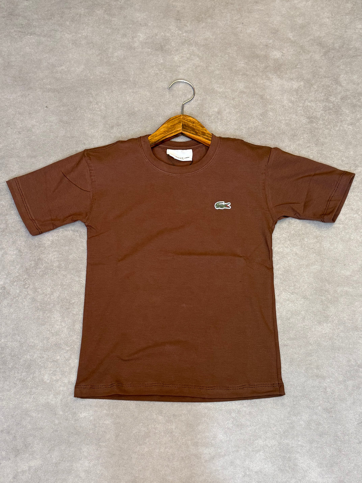 Camiseta Infantil Lacoste Algodão Pima Manga Curta
