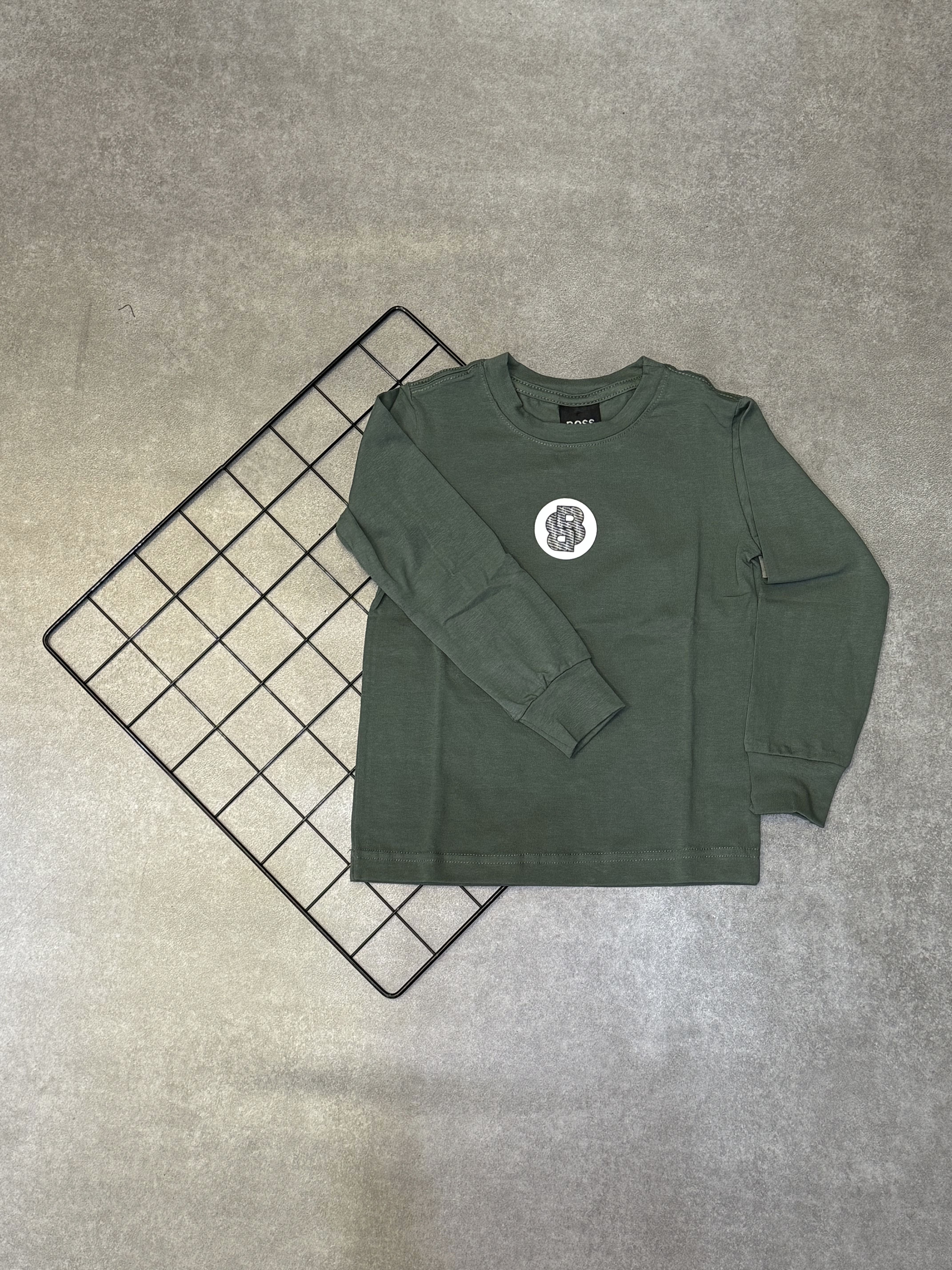 Camisa Manga Longa Boss Infantil