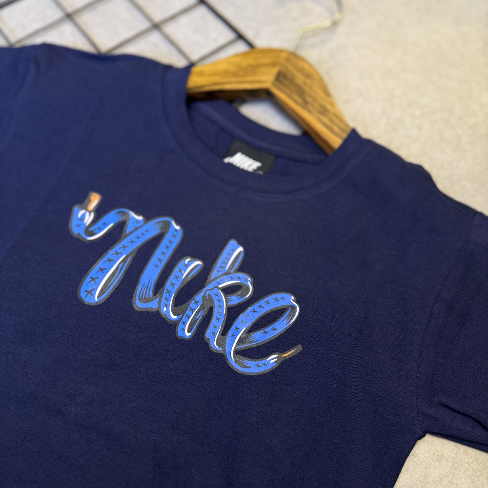 Camiseta Infantil Nike Kids Cadarço Manga Curta Esportiva