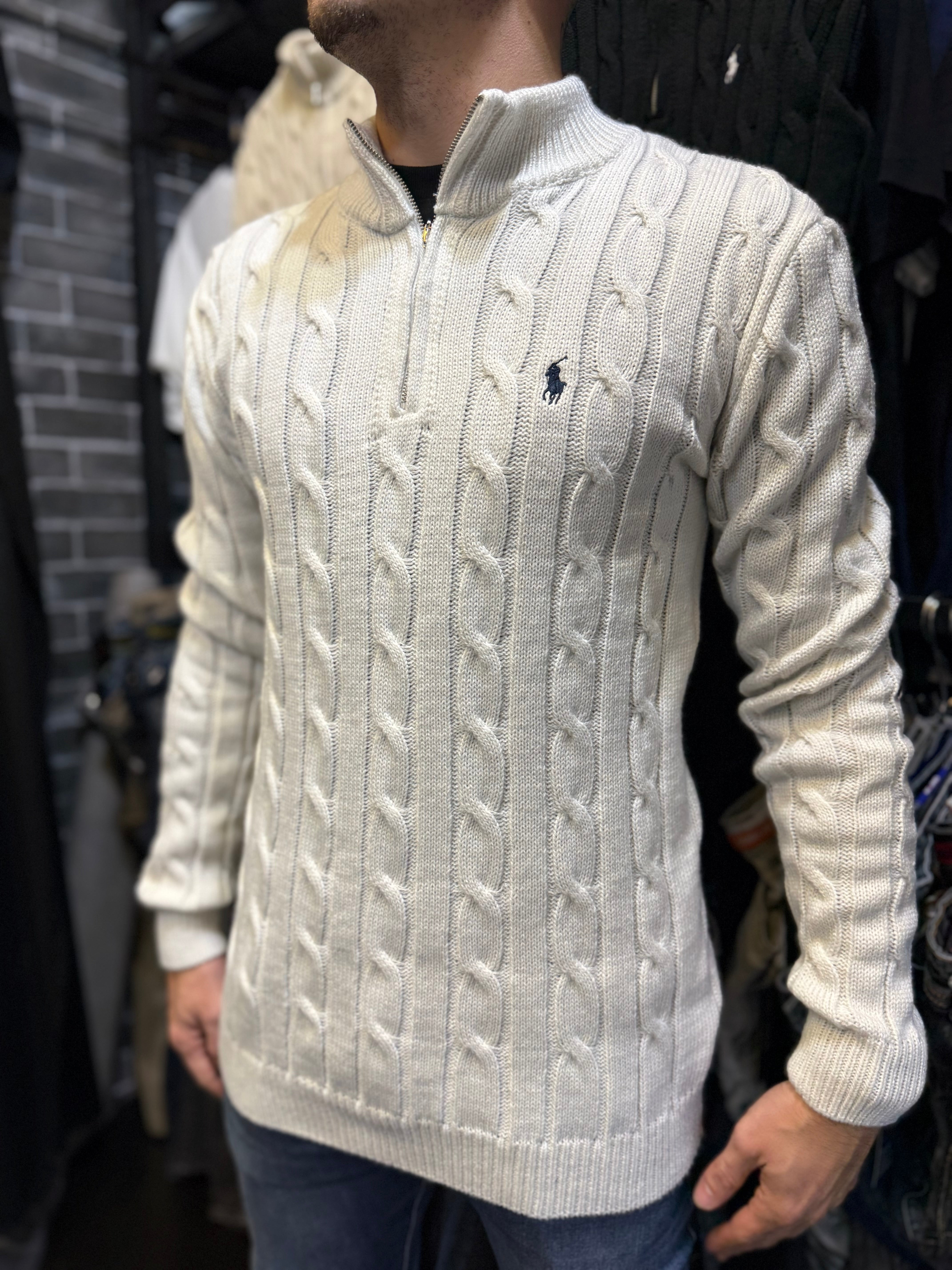 Suéter Tricot Ralph Lauren Branco