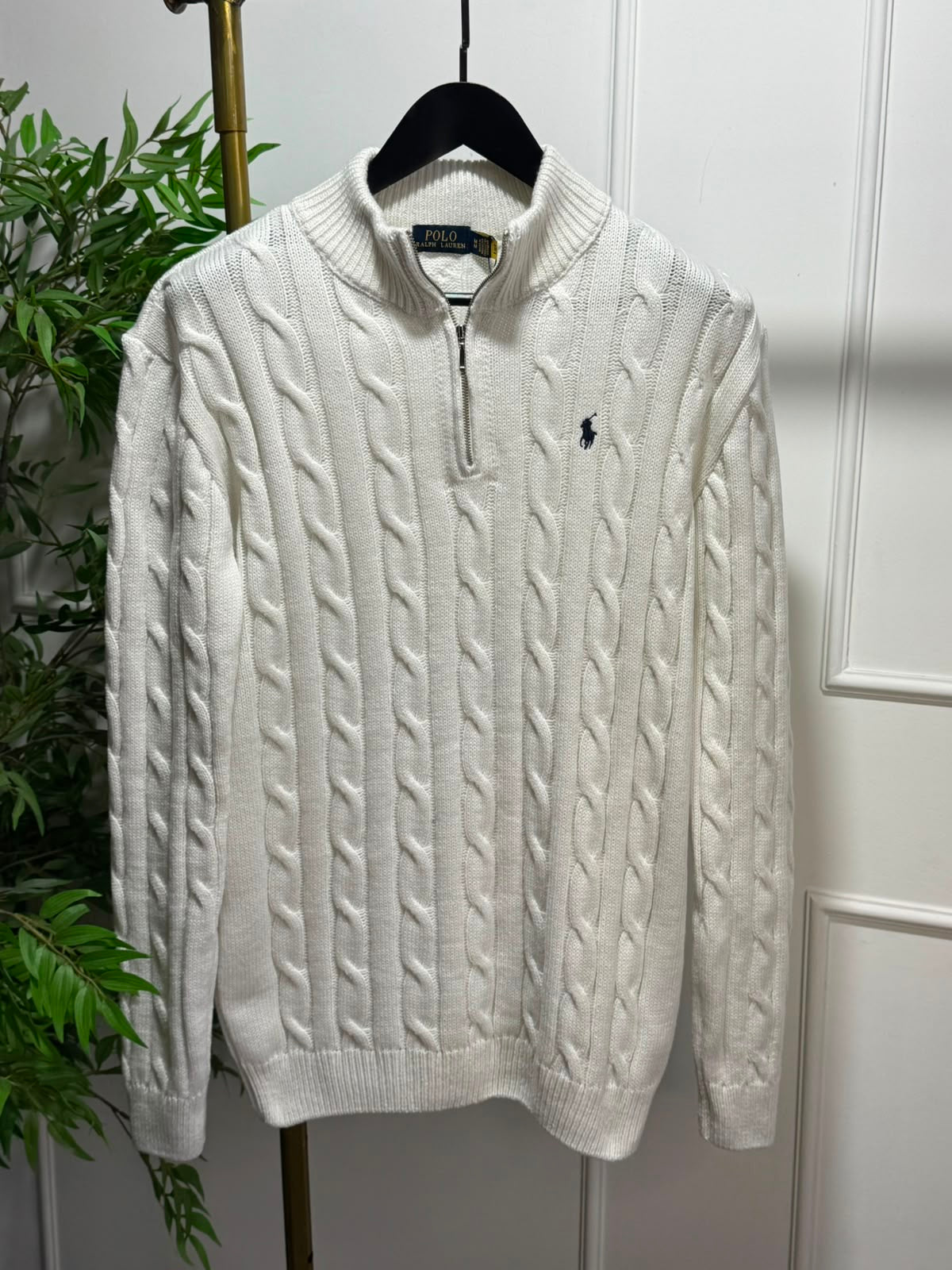 Suéter Tricot Ralph Lauren Branco