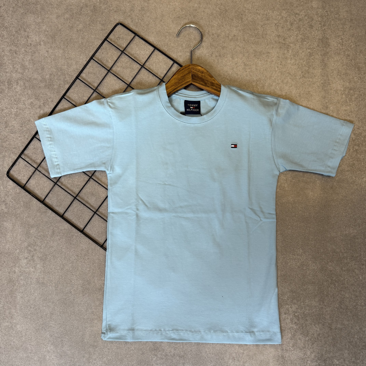 Camiseta Infantil Tommy Hilfiger Logo Clássico Kids