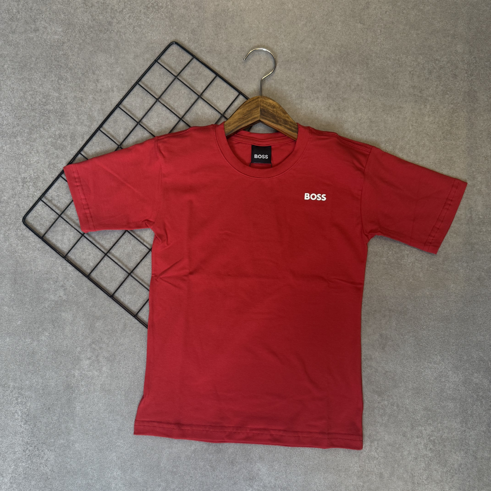 Camiseta Infantil Hugo Boss Manga Curta Kids