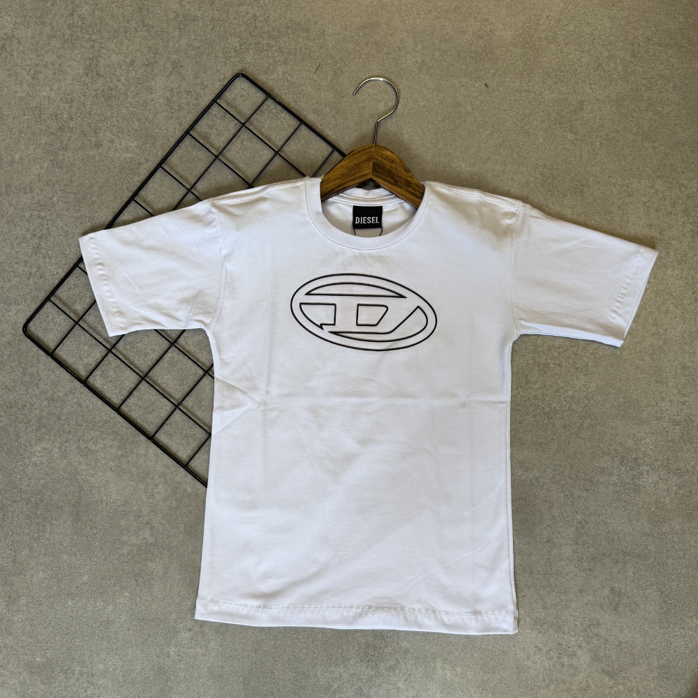 Camiseta Infantil Diesel Kids Manga Curta