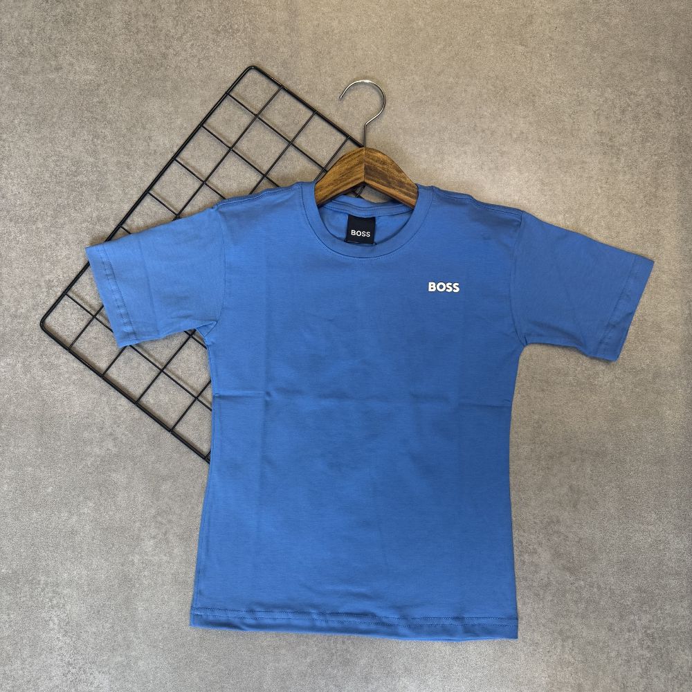 Camiseta Infantil Hugo Boss Manga Curta Kids