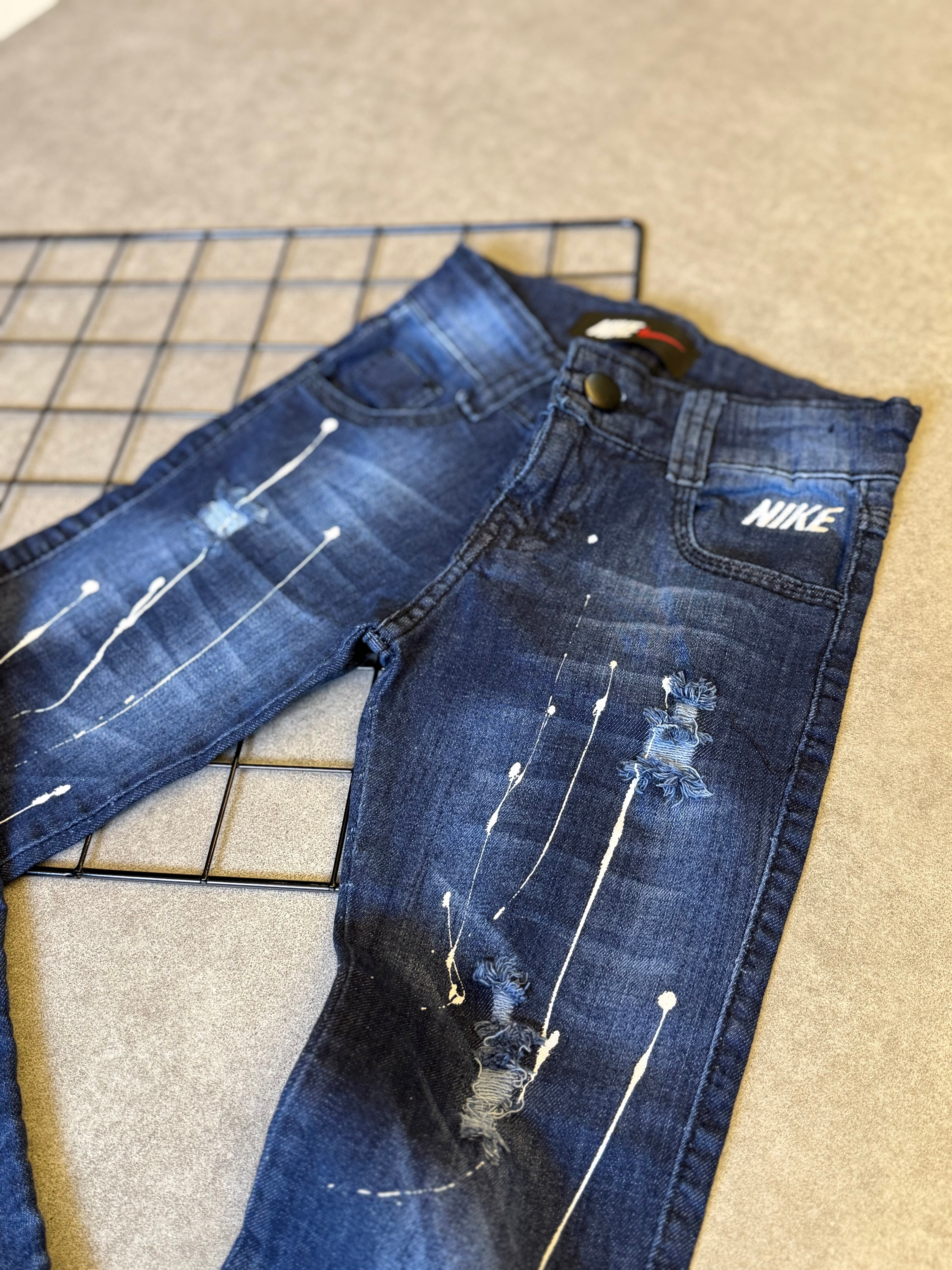 Calça Jeans estilo jogador - Infantil