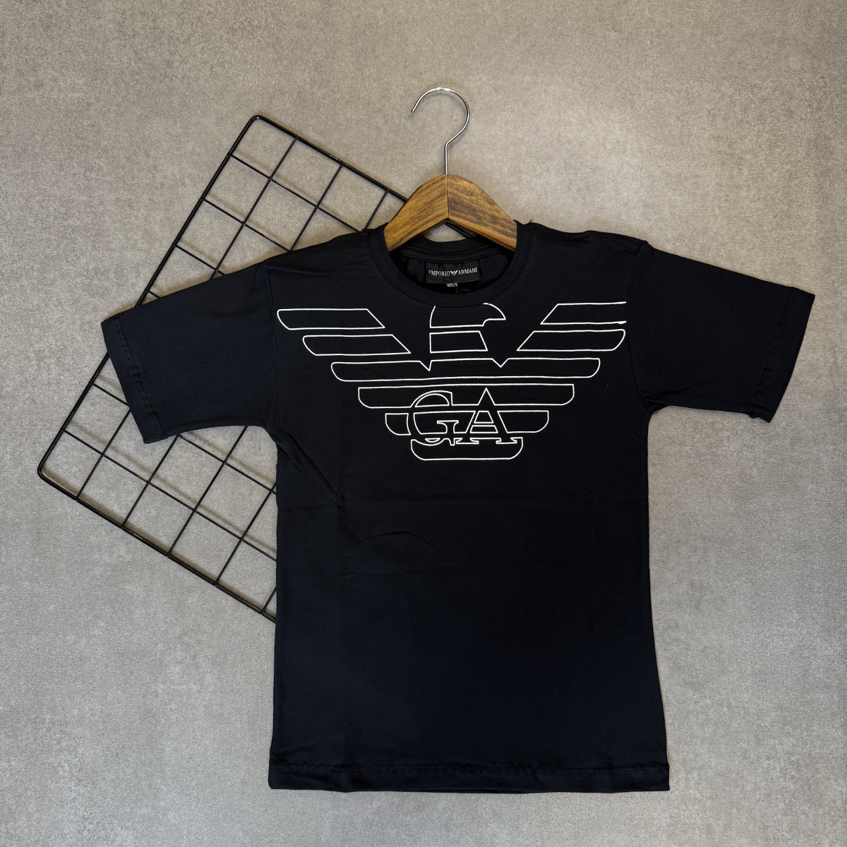 Camiseta Infantil Armani Manga Curta