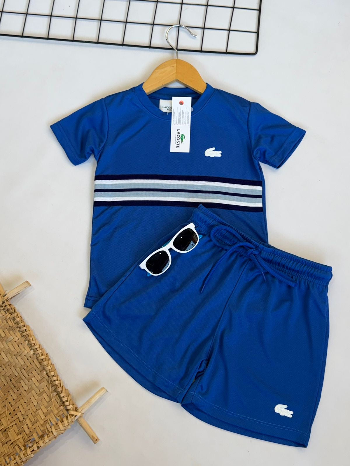 Conjunto Lacoste Dry-fit - Infantil