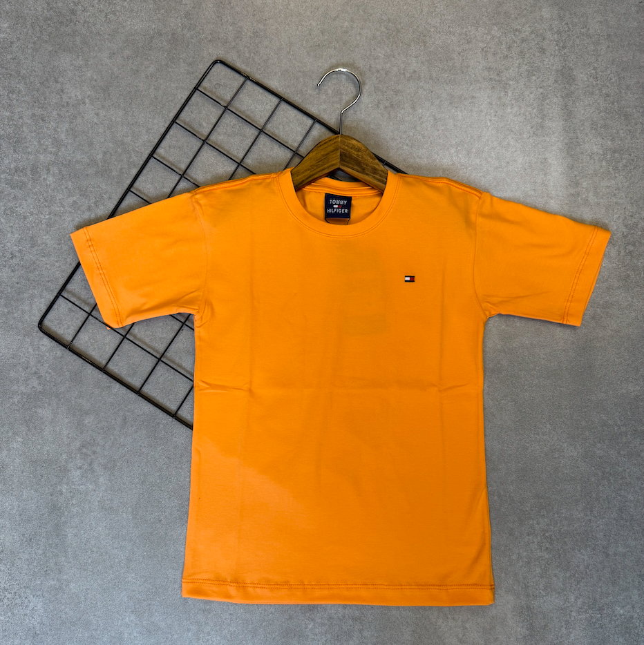 Camiseta Infantil Tommy Hilfiger Logo Clássico Kids